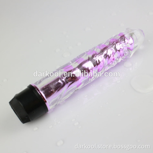 DD-033/High quality powerful waterproof vibrating dildo for women G point vibrator pink